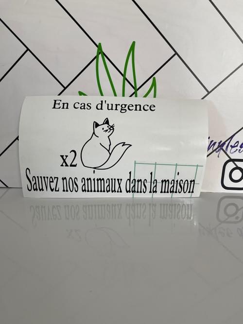 Collant sauvez nos animaux