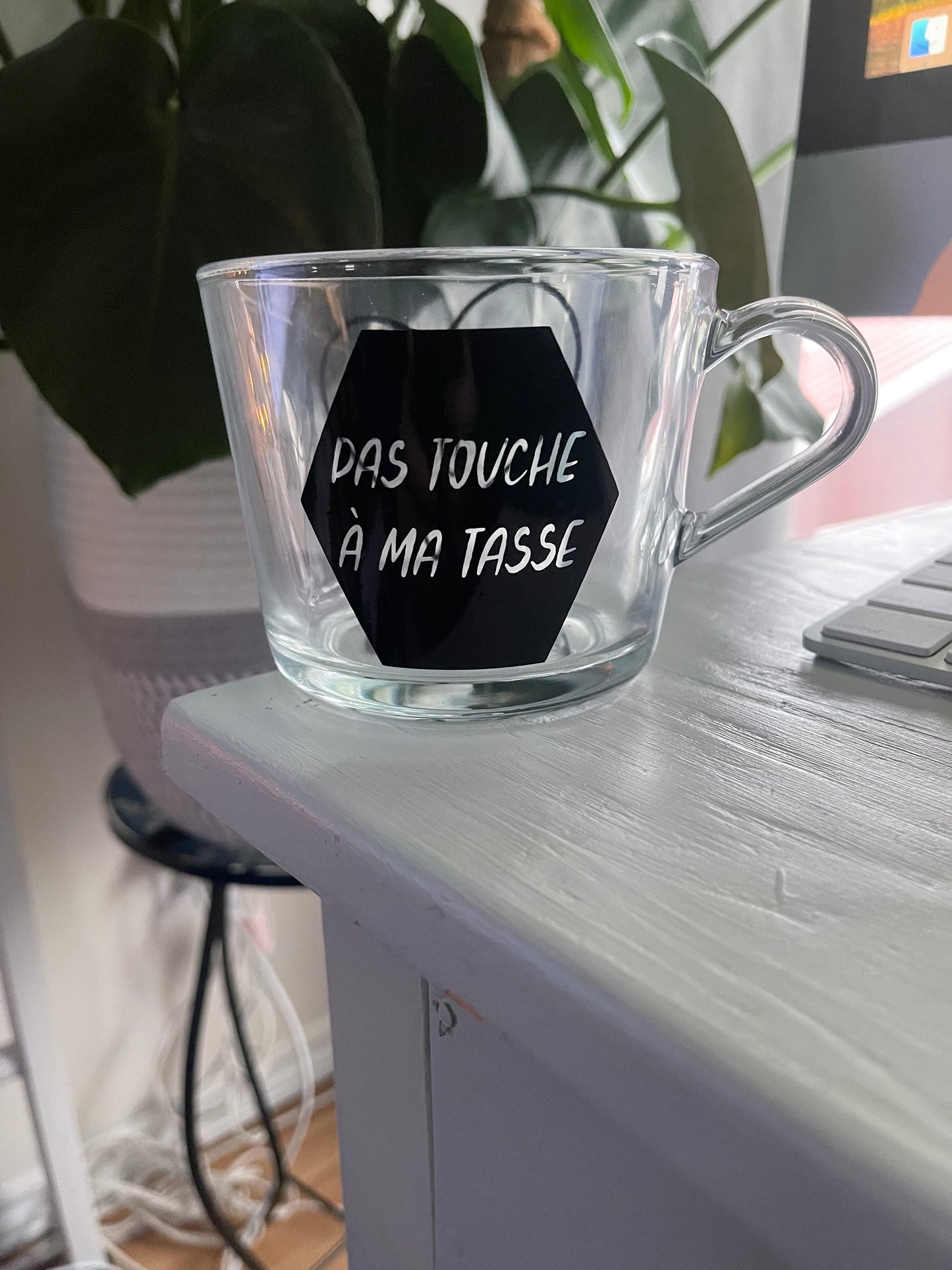 Tasse transparente