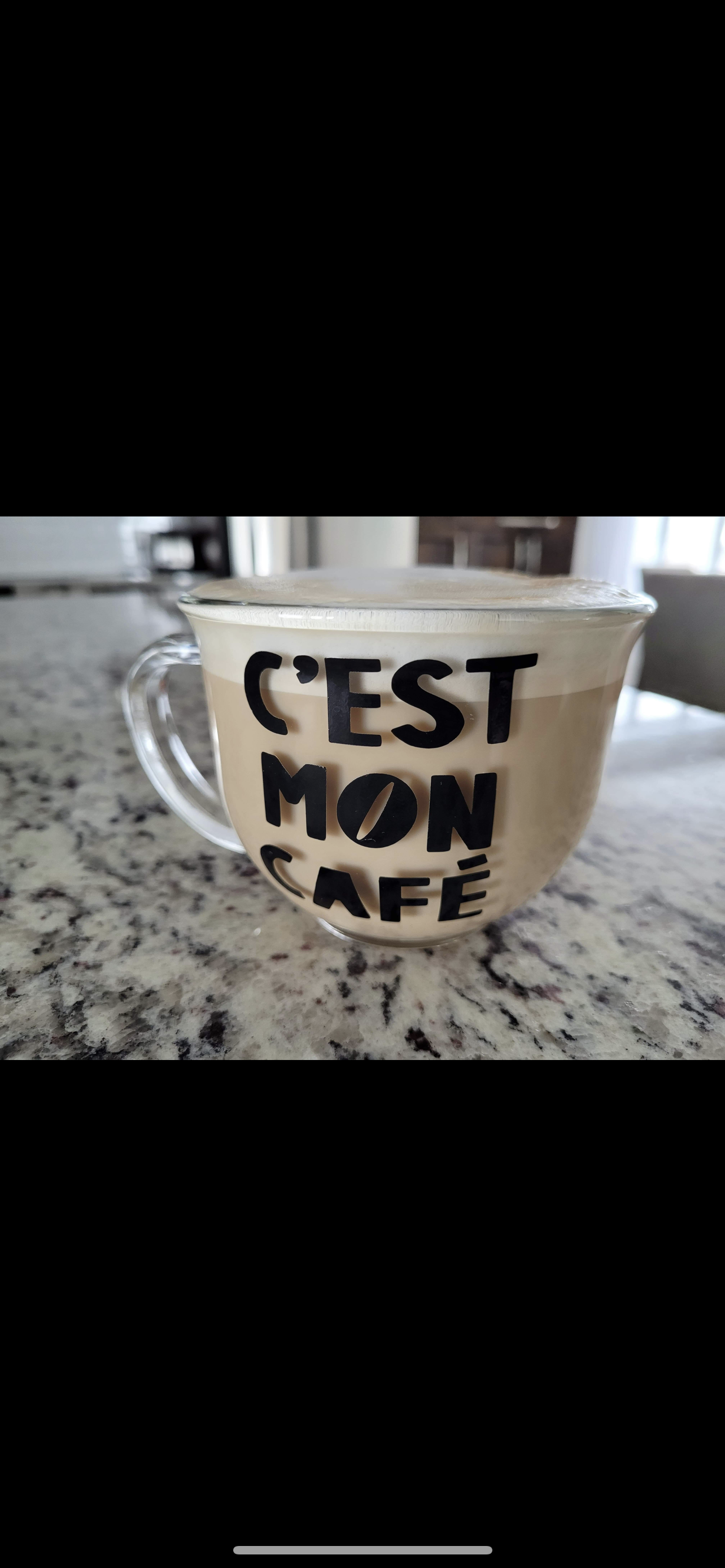 Tasse transparente