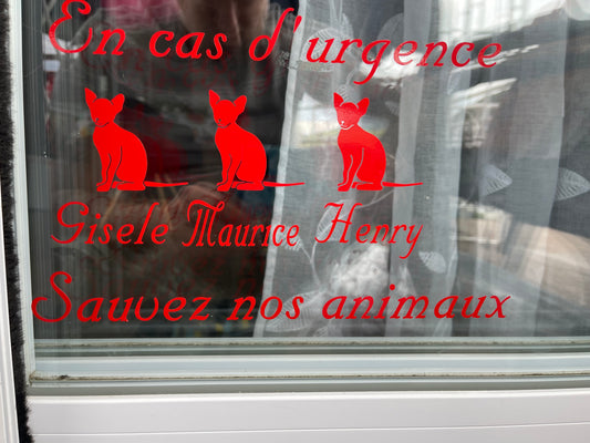 Collant sauvez nos animaux