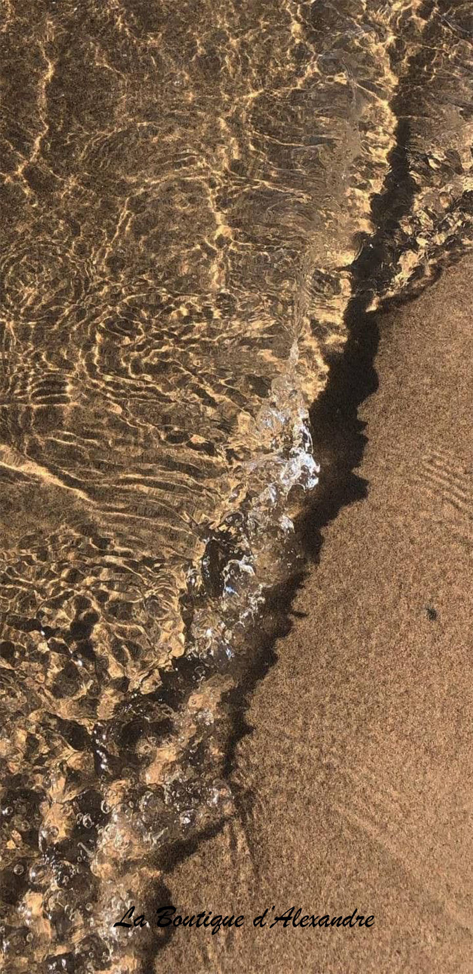Eau sur sable