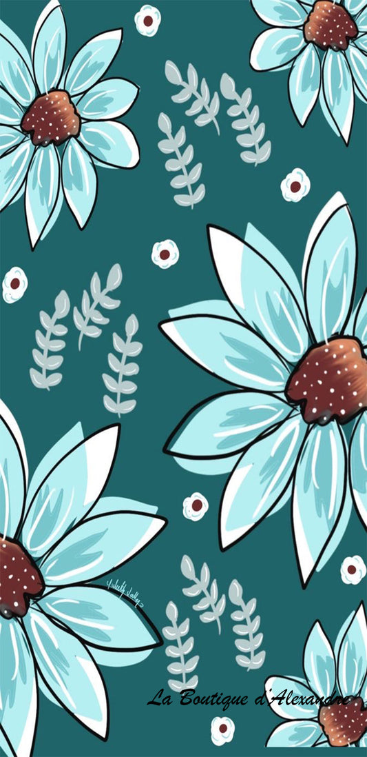 Fond Turquoise sur turquoise
